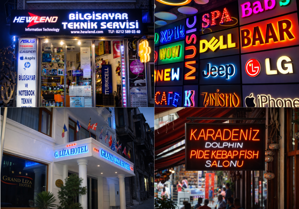 ışıklı tabela örnekleri – Asalet Reklam kalitesiyle hazırlanmış led tabela tasarımı